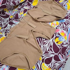 3 Skims Cotton Panties Size XXS
